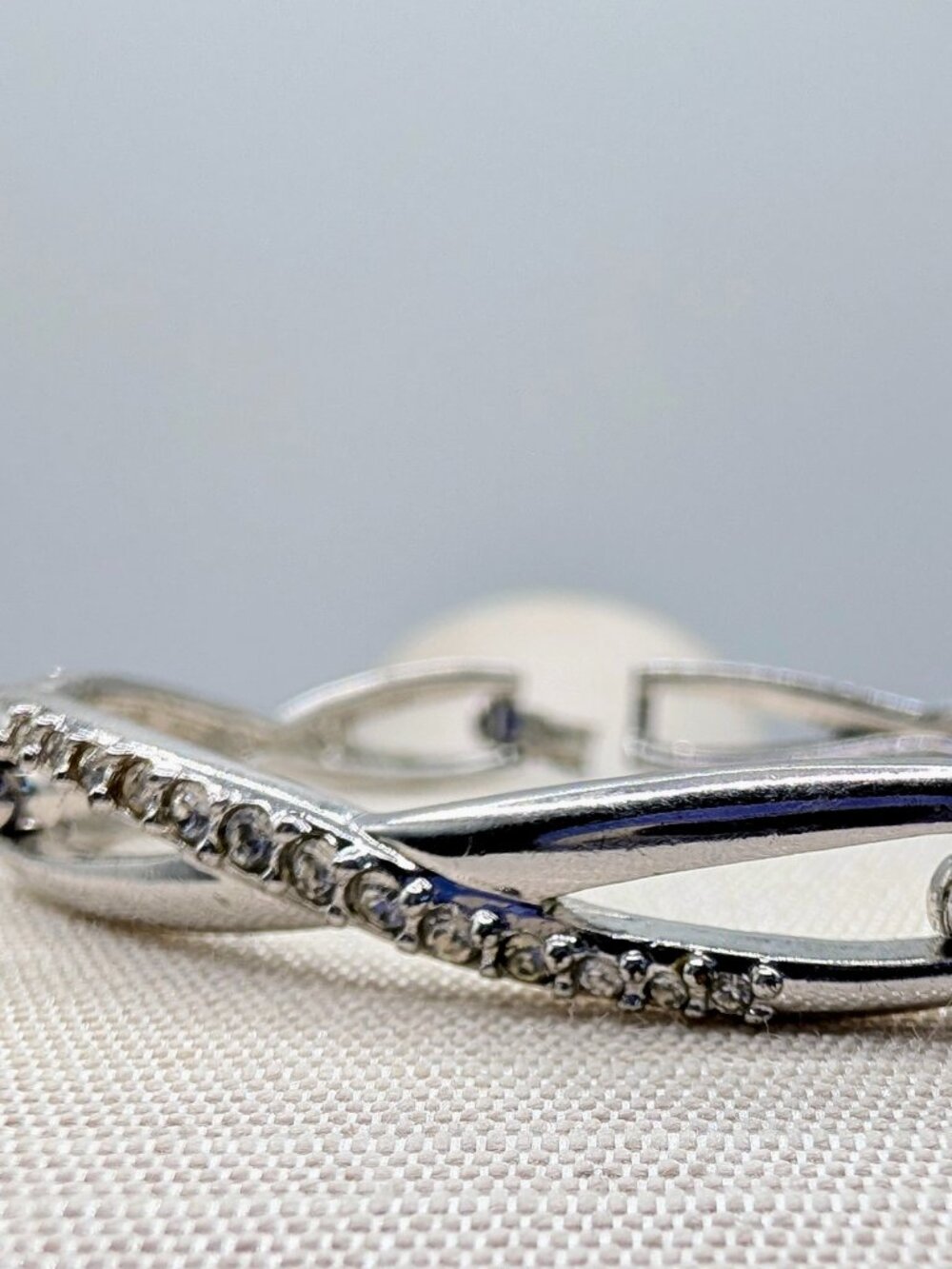 Swarovski Authentic Infinity Link Bracelet - Vintage - Picture 11 of 14